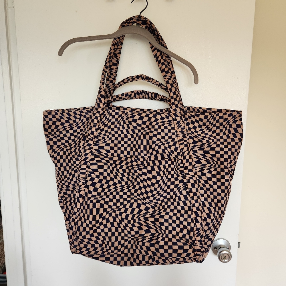 Baggu Trippy Checker Travel Cloud Bag